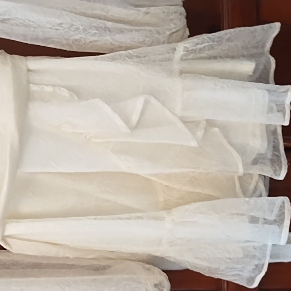 Champagne & Strawberry cream lace mini with partial tags, size M - Picture 3 of 5